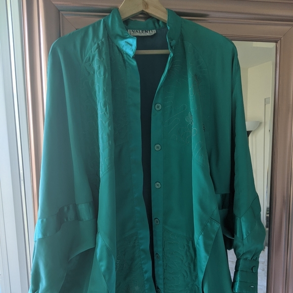 VINTAGE turquoise, button up - Picture 5 of 5